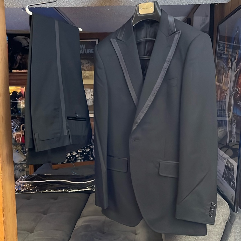 Dolce & Gabbana men’s wool tuxedo. I purchased in 2006 wore it three times.